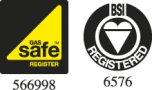 OPM Gas Safe & BSI Logo